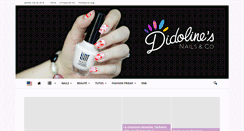 Desktop Screenshot of didolines-nails.com